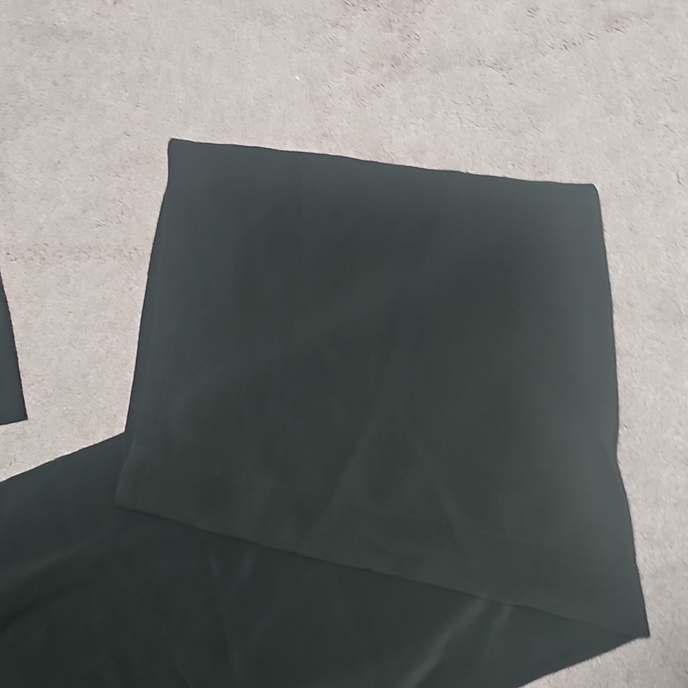 Elegant Dark Green One-Shoulder Jumpsuit - Picture 4 of 11